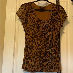 Animal Print Blouse